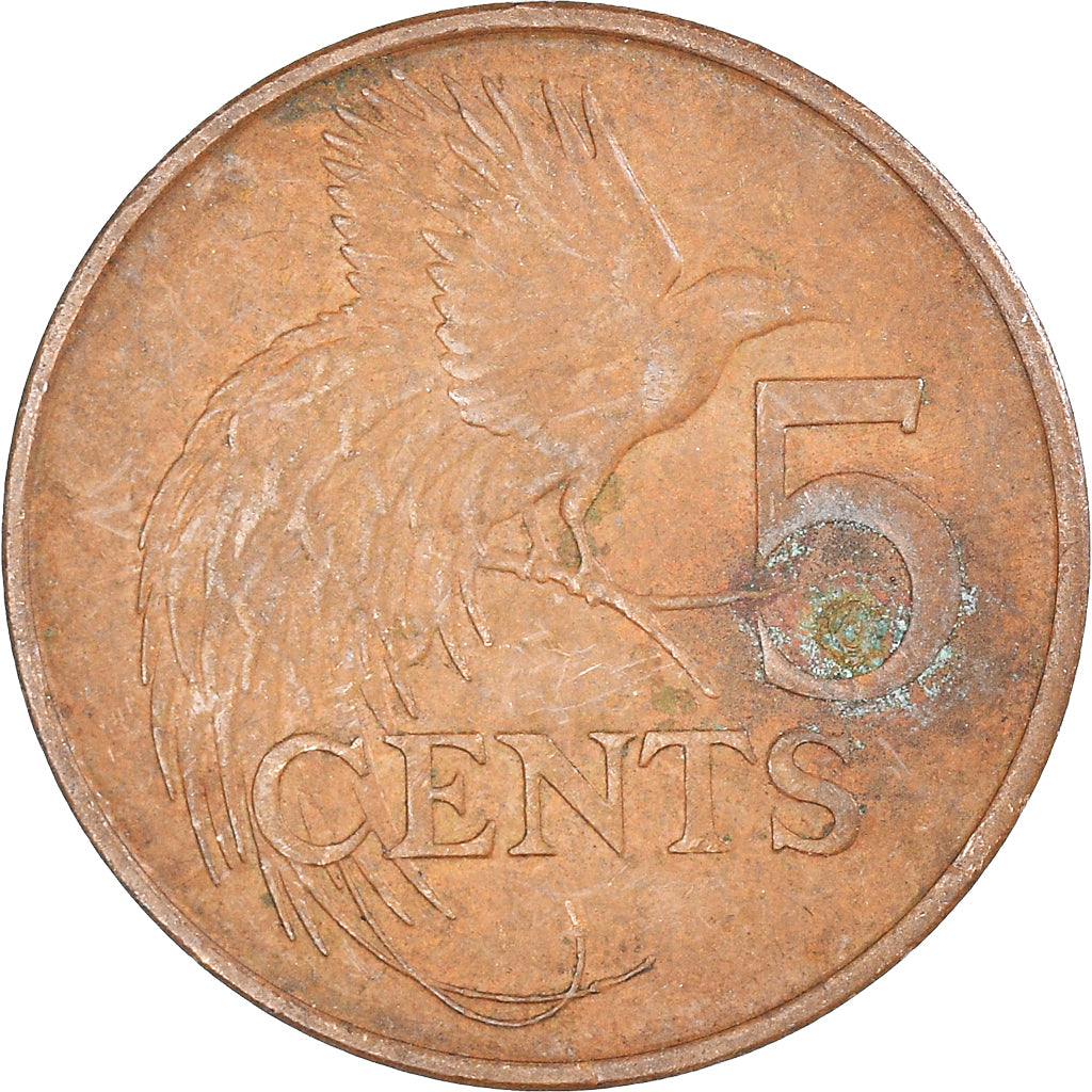 Monnaie, Trinité-et-Tobago, 5 Cents, 1976