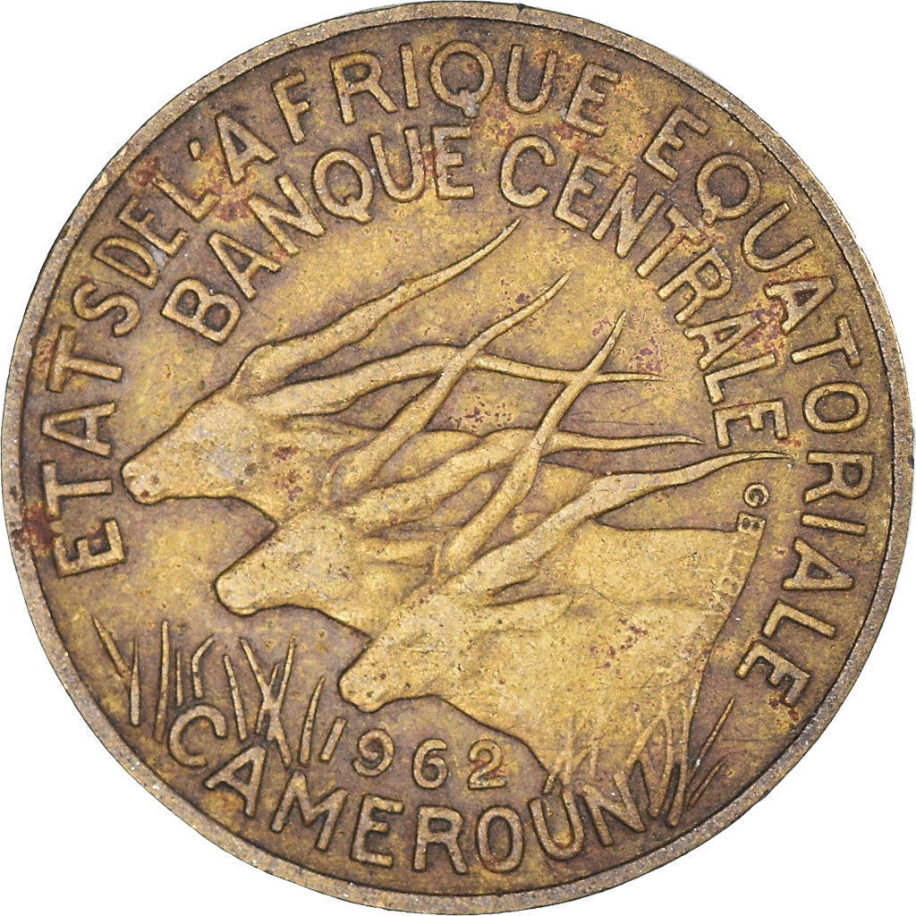 Coin, EQUATORIAL AFRICAN STATES, 10 Francs, 1962
