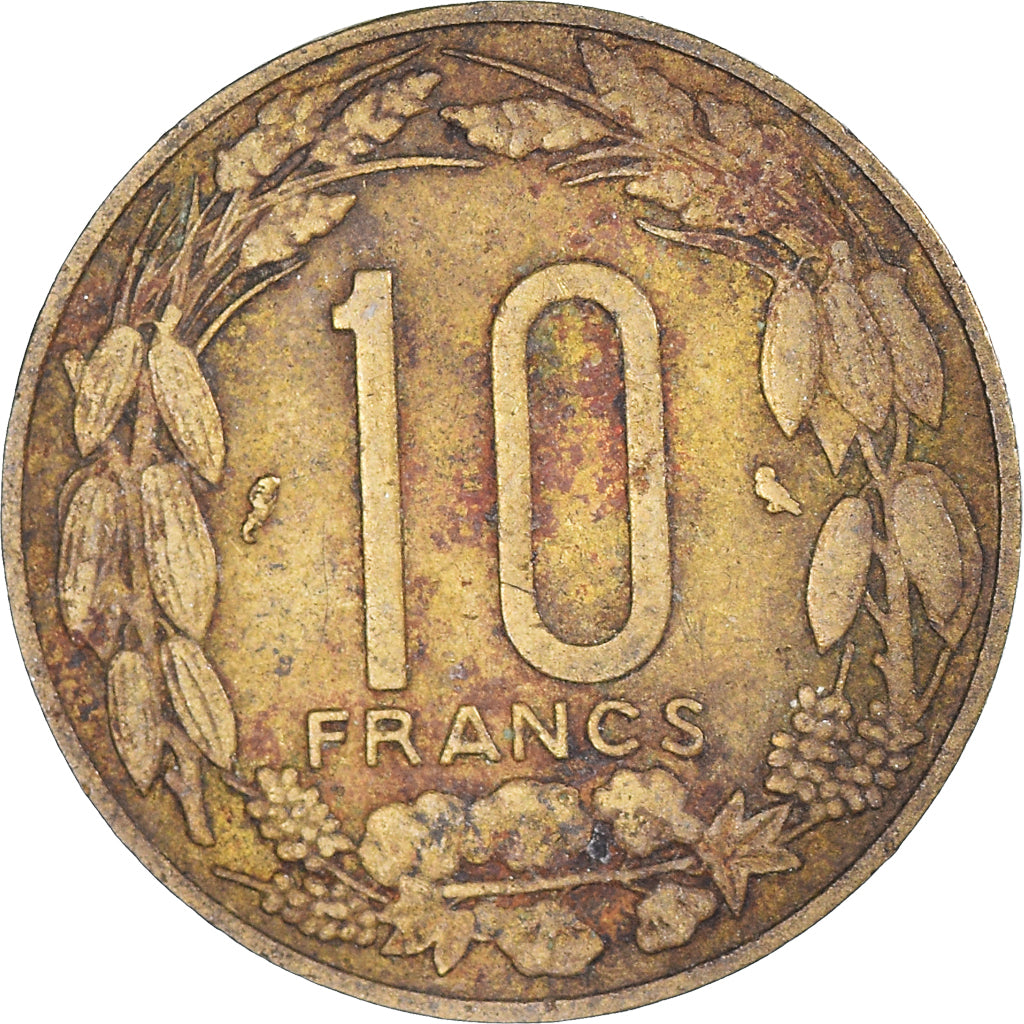 Coin, EQUATORIAL AFRICAN STATES, 10 Francs, 1962