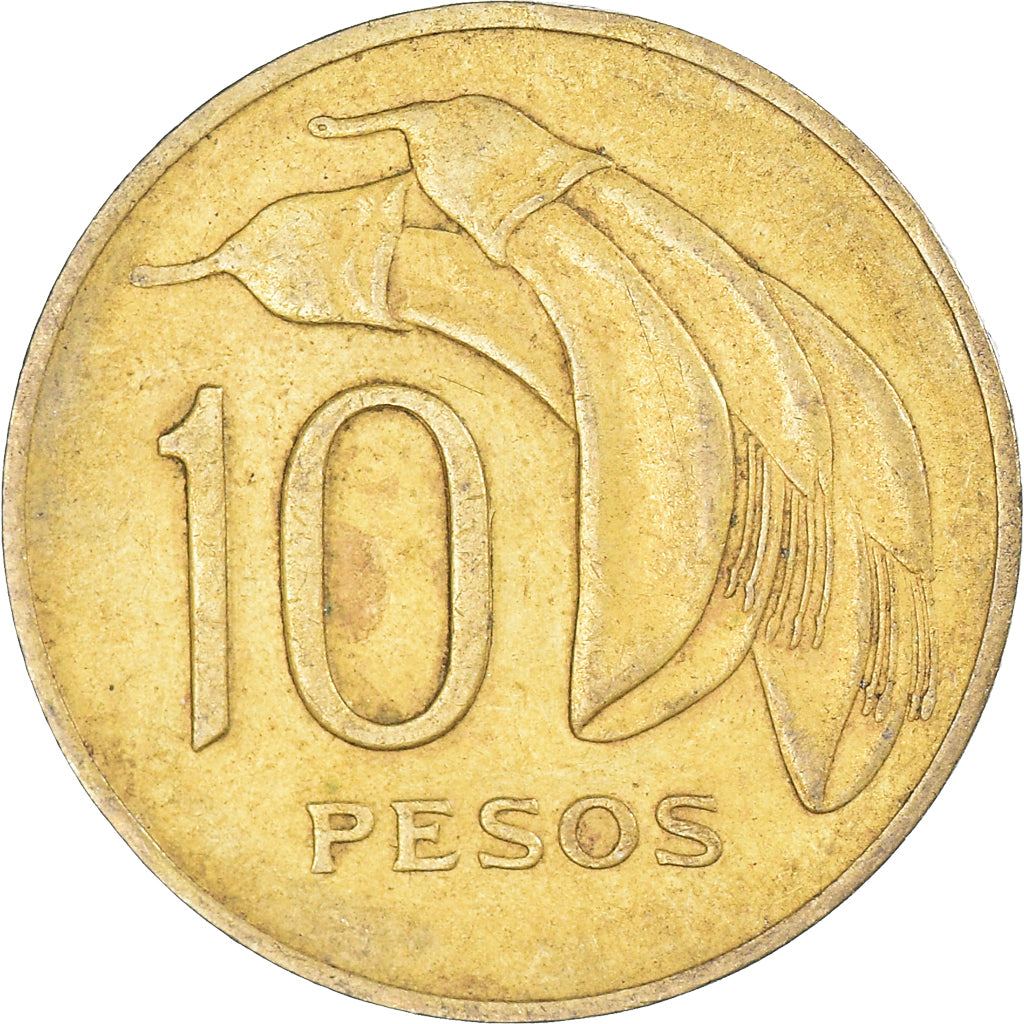 Münze, Uruguay, 10 Pesos, 1969