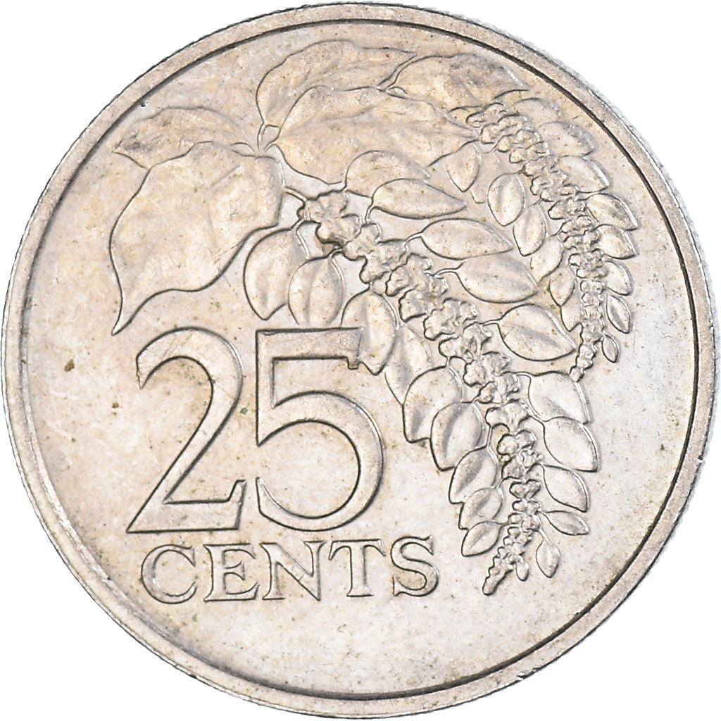 Coin, TRINIDAD & TOBAGO, 25 Cents, 1977