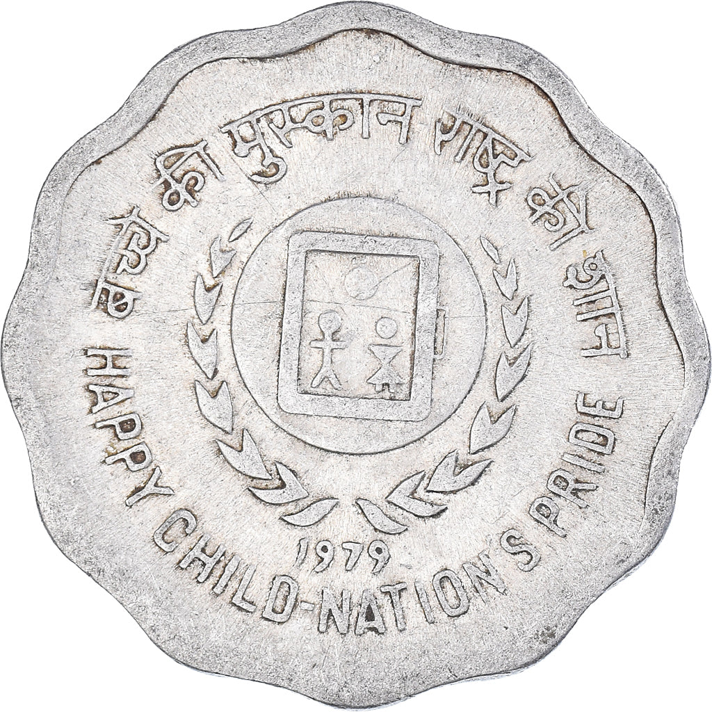 Munten, India, 10 Paise, 1979