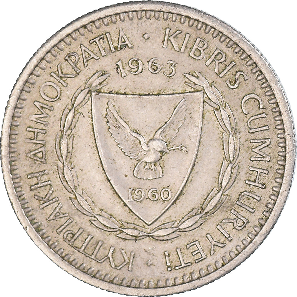 Moneta, Cipro, 25 Cents, 1960