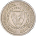 Moneta, Cipro, 25 Cents, 1960