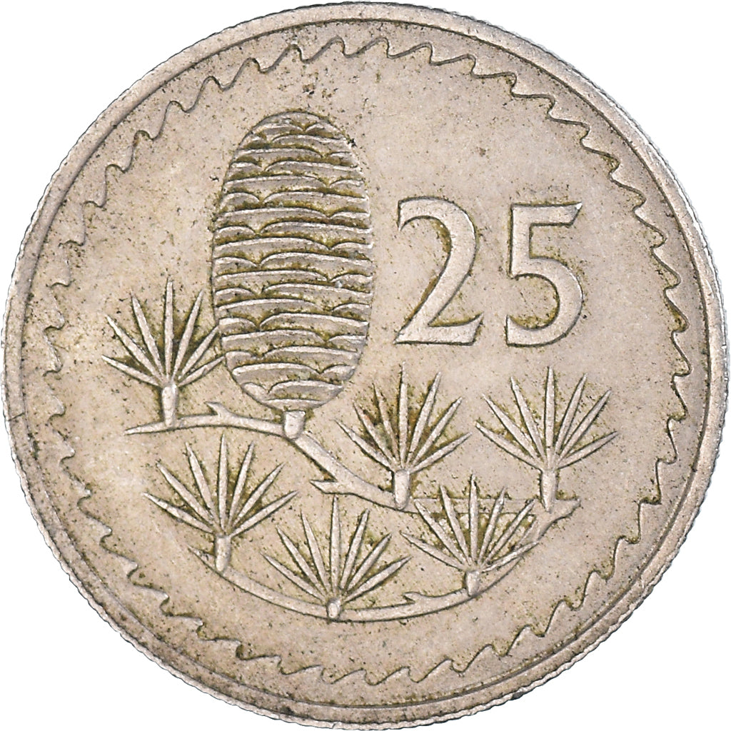 Moneta, Cipro, 25 Cents, 1960
