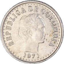 Moeda, Colômbia, 20 Centavos, 1971