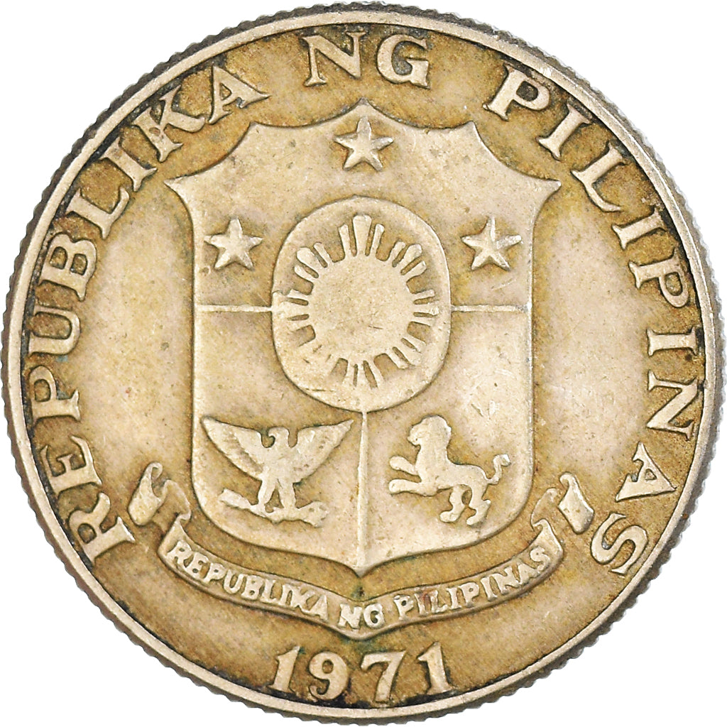 Coin, Philippines, 25 Sentimos, 1971