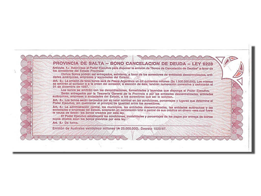 Argentina, 1 Austral, 1986, KM #S2612e, UNC(65-70), D20798888