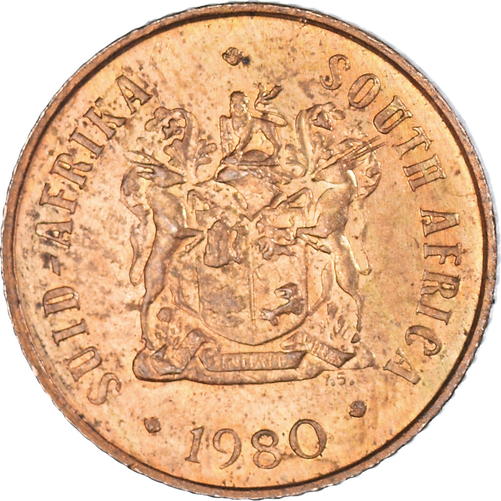Munten, Zuid Afrika, Cent, 1980