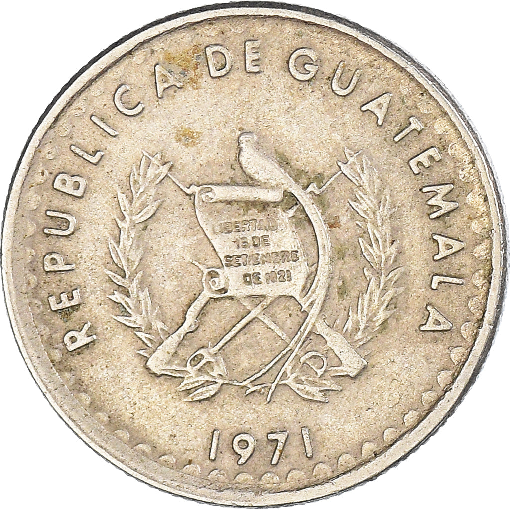 Monnaie, Guatemala, 5 Centavos, 1971