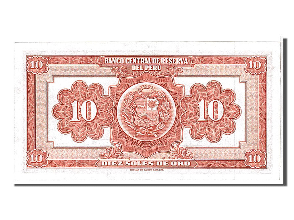 Billete, 10 Soles De Oro, 1966, Perú, KM:84a, UNC