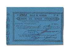 France, Verdun, 20 Francs, 1870-10-15, D 2206, NEUF