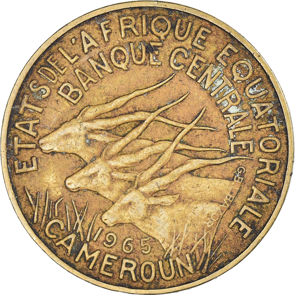 Coin, EQUATORIAL AFRICAN STATES, 10 Francs, 1965