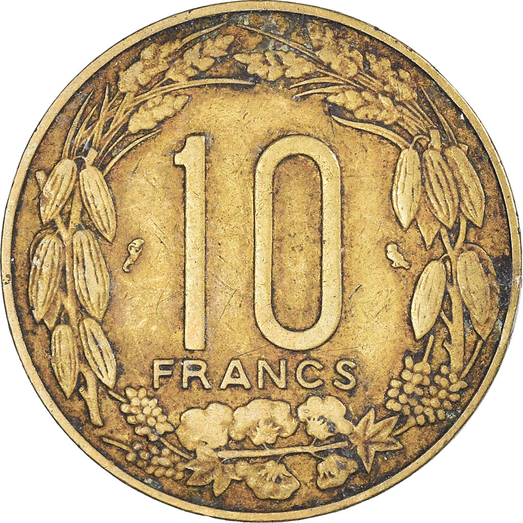 Coin, EQUATORIAL AFRICAN STATES, 10 Francs, 1965