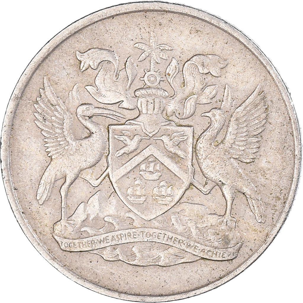 Monnaie, Trinité-et-Tobago, 25 Cents, 1966