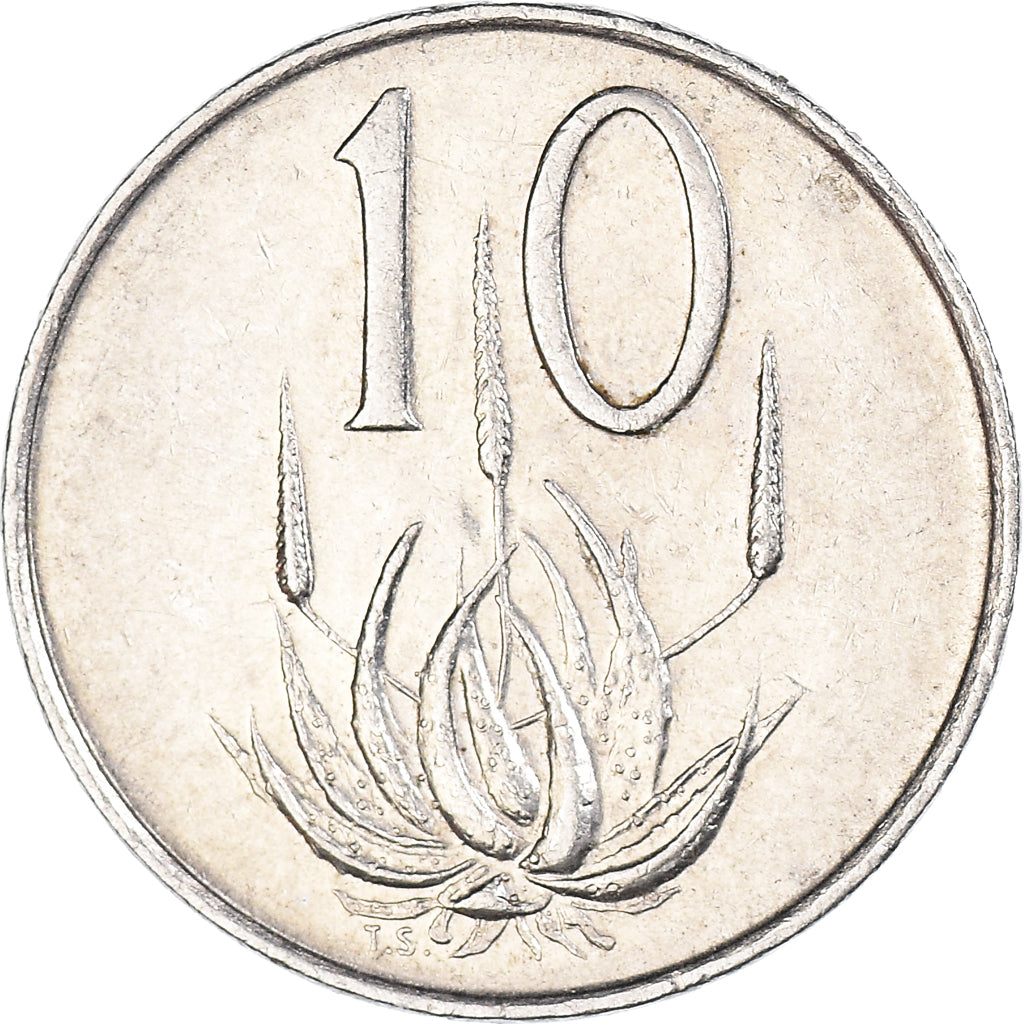 Munten, Zuid Afrika, 10 Cents, 1966
