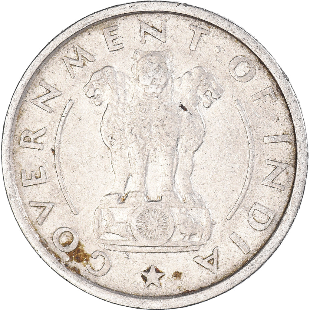 Monnaie, Inde, 1/2 Rupee, 1954