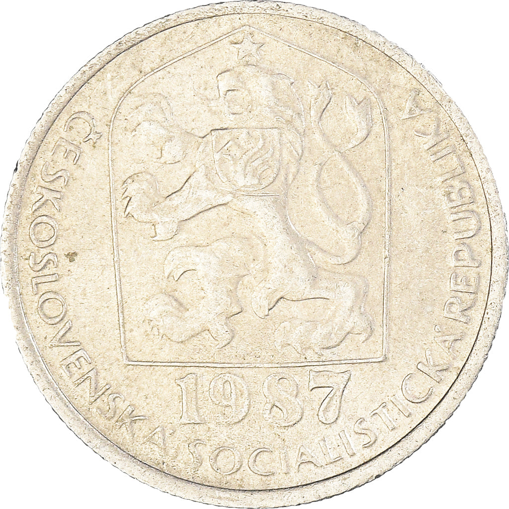 Moneta, Cecoslovacchia, 50 Haleru, 1987