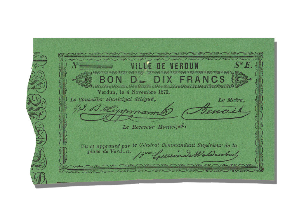 Banknote, 10 Francs, 1870, France, UNC(63)