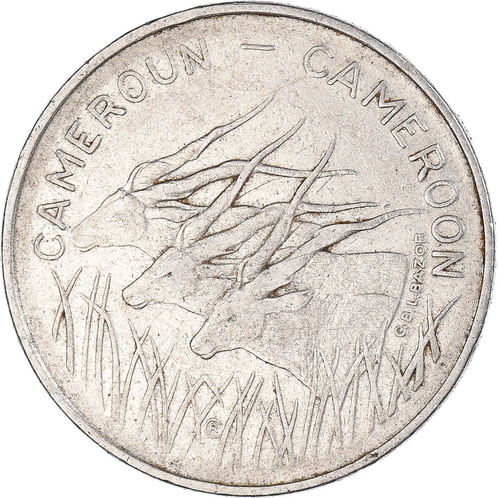 Moneta, Kamerun, 100 Francs, 1972