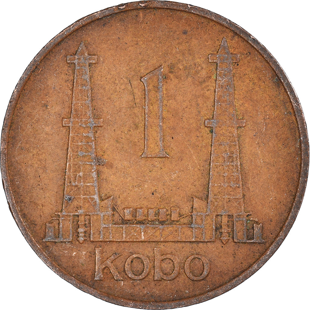 Moneda, Nigeria, Kobo, 1973