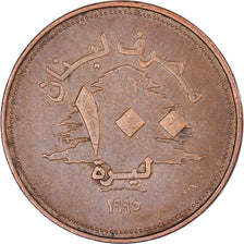 Coin, Lebanon, 100 Livres, 1995