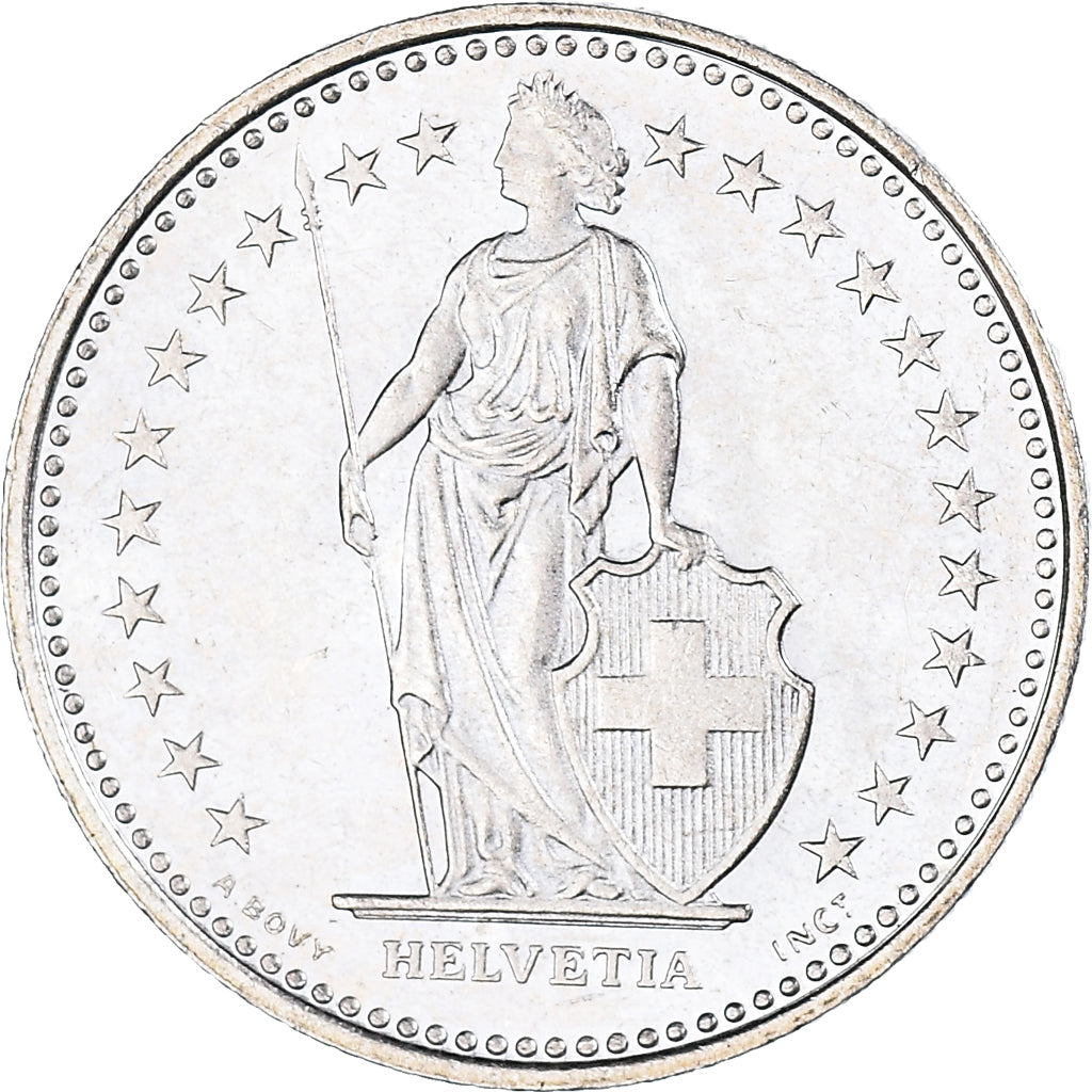 Münze, Schweiz, 1/2 Franc, 1993