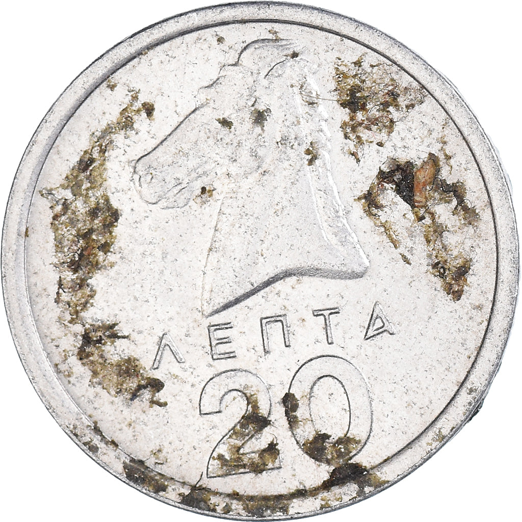 Munten, Griekenland, 20 Lepta, 1976