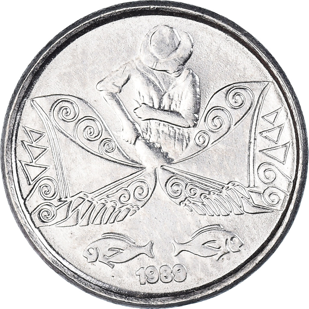 Moneta, Brazylia, 5 Centavos, 1989