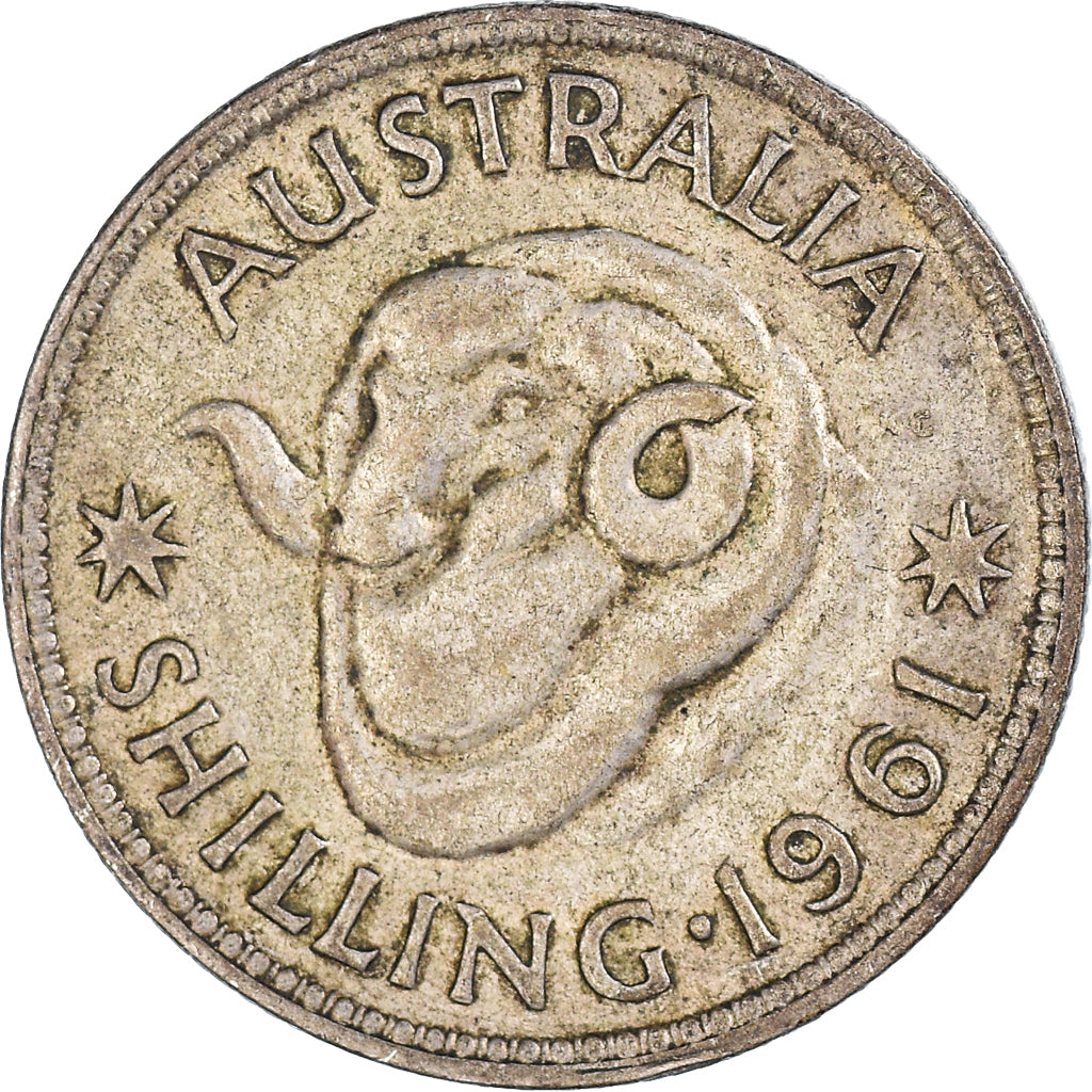 Monnaie, Australie, Shilling, 1961