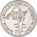 Coin, Central African States, 100 Francs, 1974