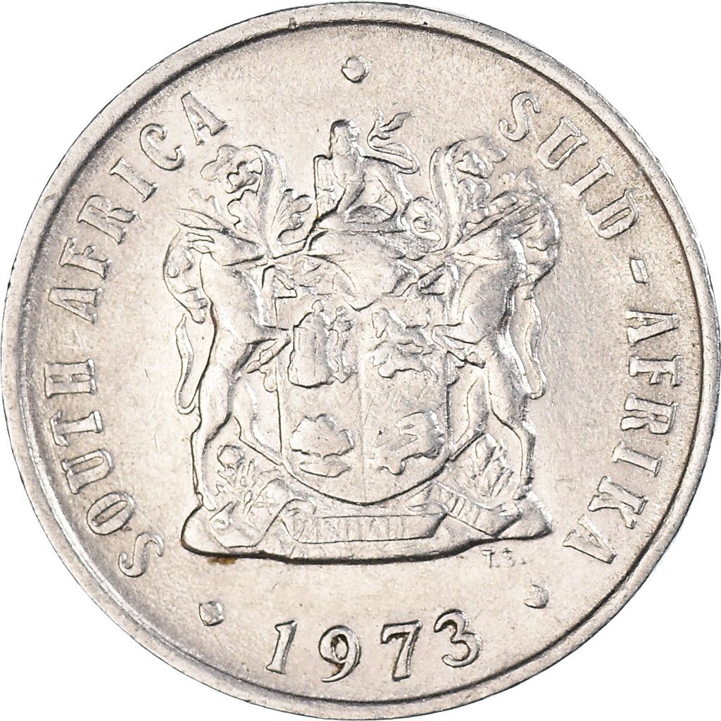 Moneda, Sudáfrica, 10 Cents, 1973
