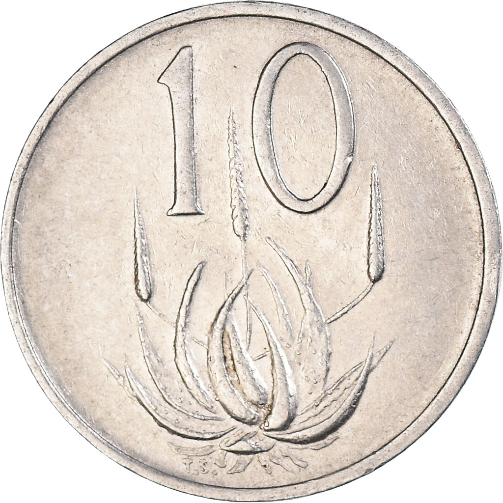 Moneda, Sudáfrica, 10 Cents, 1973