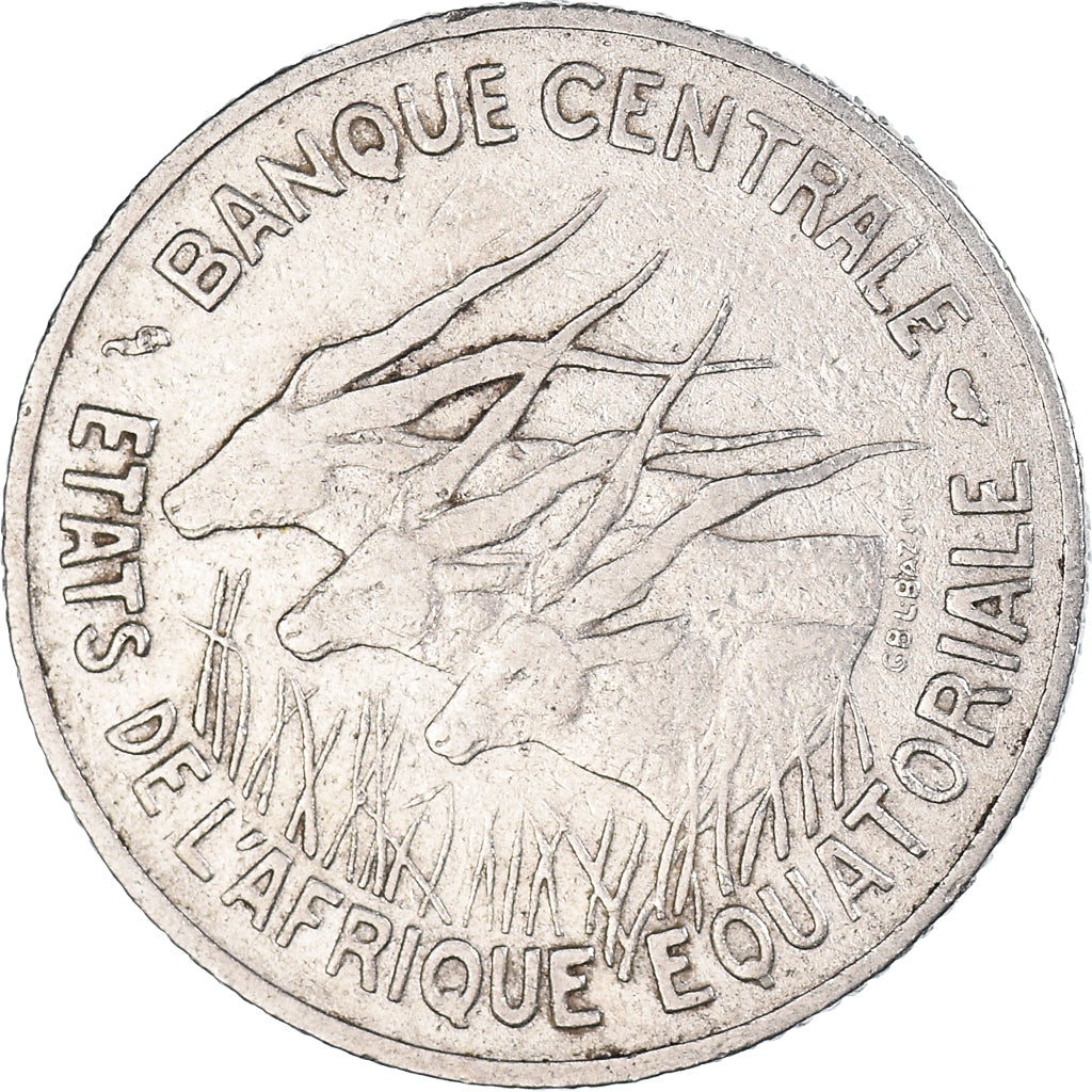 Munten, Staten van Equatoriaal Afrika, 100 Francs, 1966