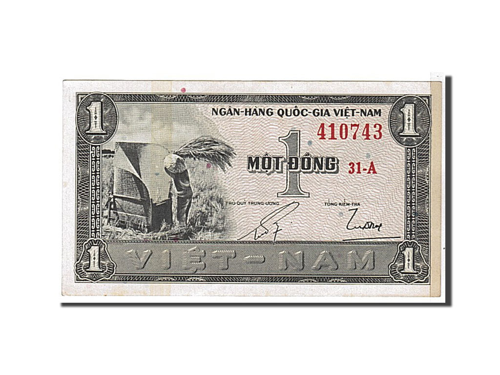 South Viet Nam, 1 D<ox>ng, 1955, KM #11a, UNC(63), 410743
