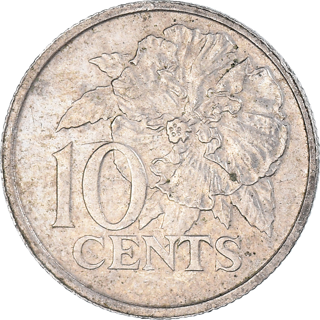 Monnaie, Trinité-et-Tobago, 10 Cents, 1977