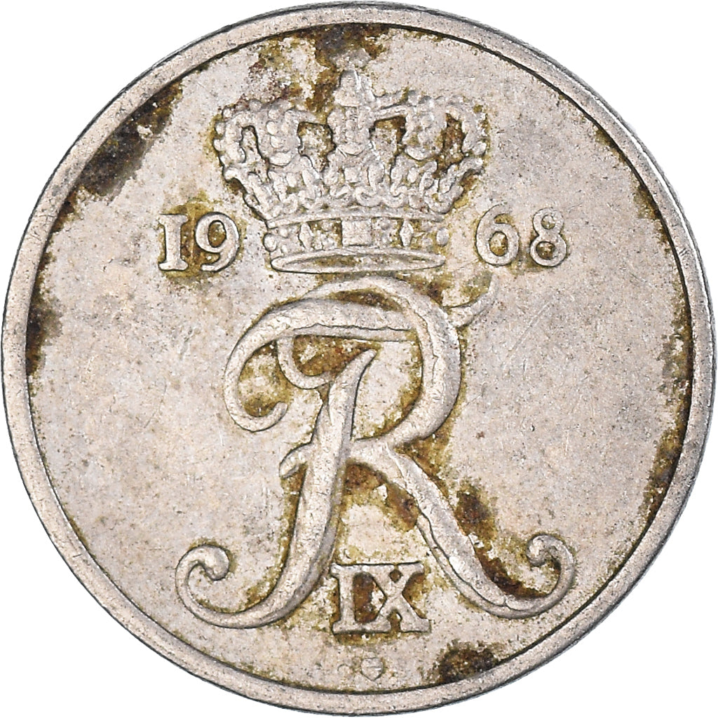 Coin, Denmark, 10 Öre, 1968