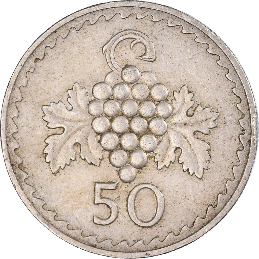 Moneta, Cipro, 50 Mils, 1963