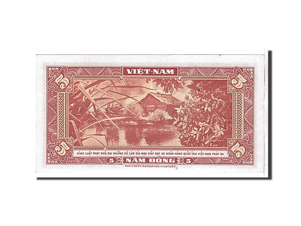 Banknote, South Viet Nam, 5 D<ox>ng, 1955, UNC(65-70)