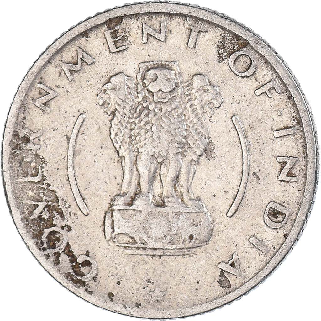 Münze, India, 1/4 Rupee, 1955