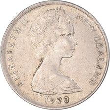 Coin, New Zealand, 5 Cents, 1970