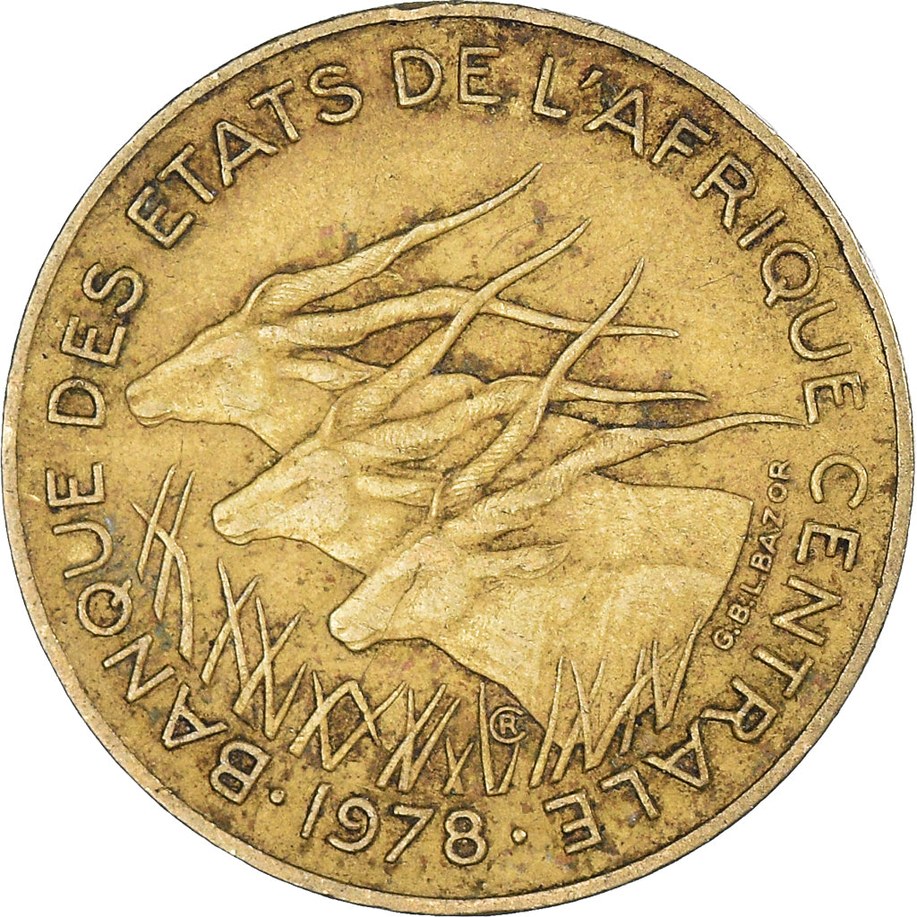 Moeda, Estados da África Central, 5 Francs, 1978