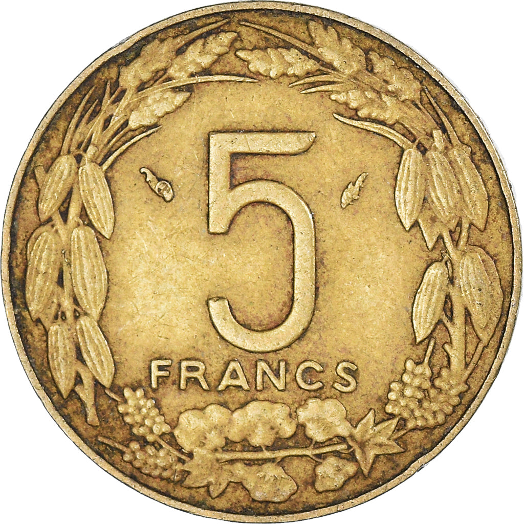 Moeda, Estados da África Central, 5 Francs, 1978