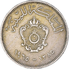 Moneda, Libia, 20 Milliemes, 1960