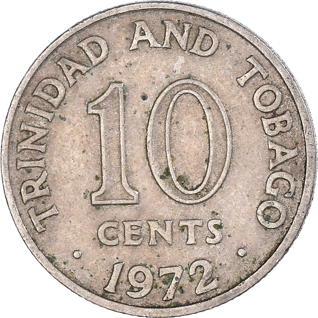 Monnaie, Trinité-et-Tobago, 10 Cents, 1972