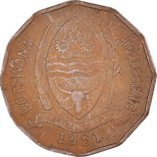 Monnaie, Botswana, 2 Thebe, 1981