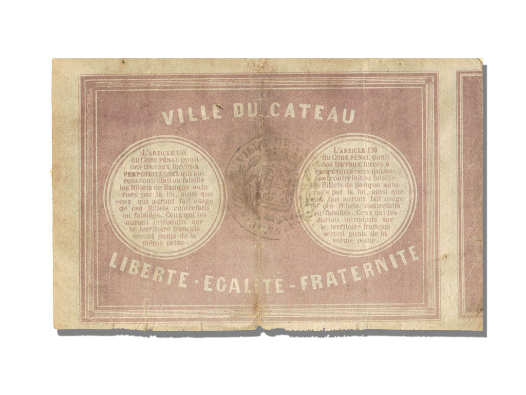 Billete, 2 Francs, 1870, Francia, MBC+