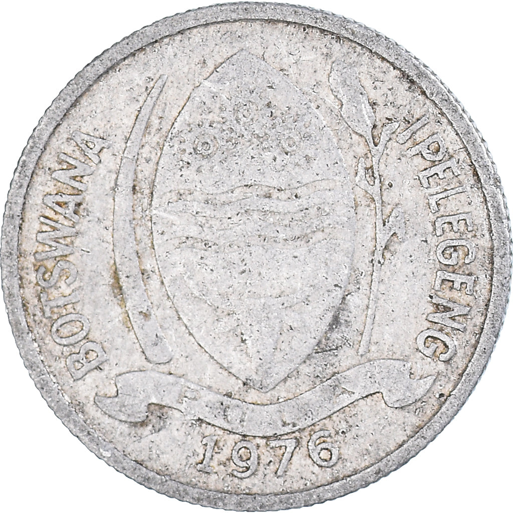 Münze, Botswana, Thebe, 1976