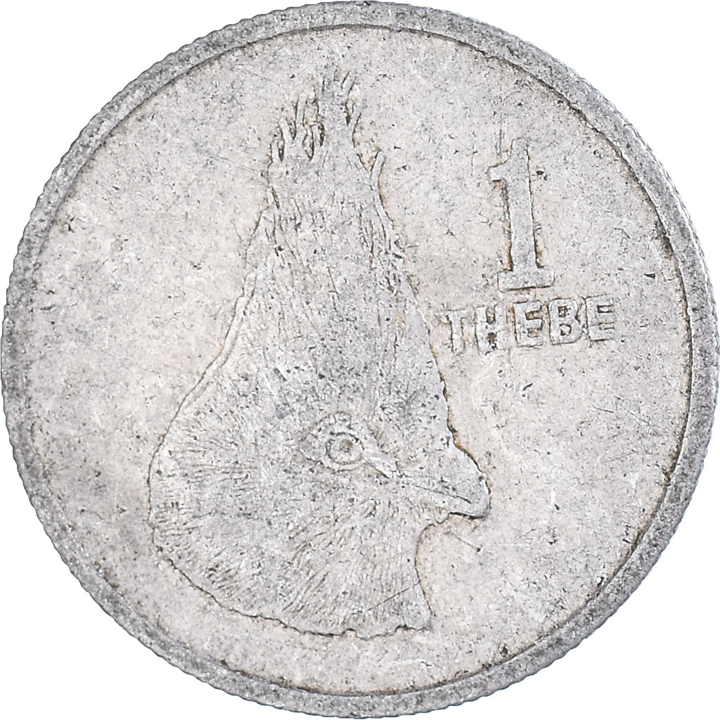 Münze, Botswana, Thebe, 1976