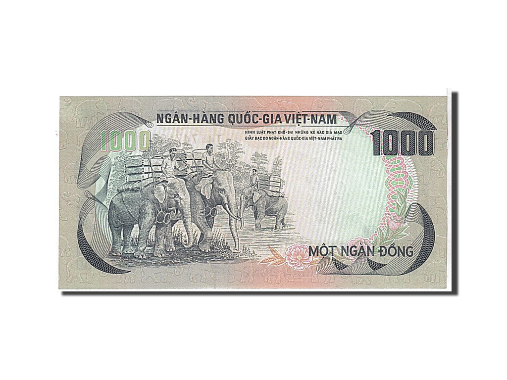 Vietnam, 1000 Dông, 1972, UNC(65-70), 747183